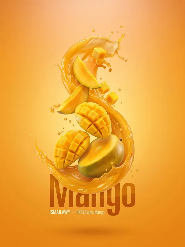 Ismailawy mango juice — splash ad