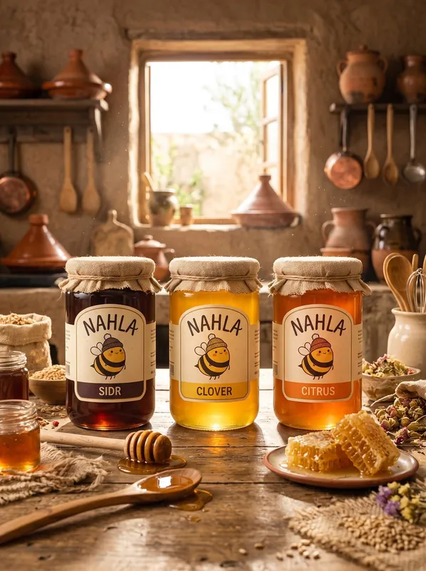 Nahla honey — packaging system