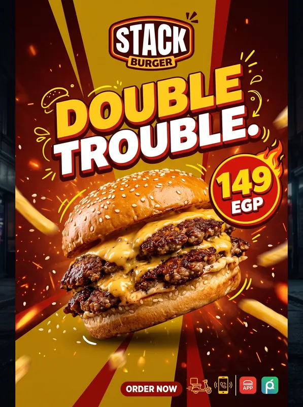Stack Burger — Double Trouble ad